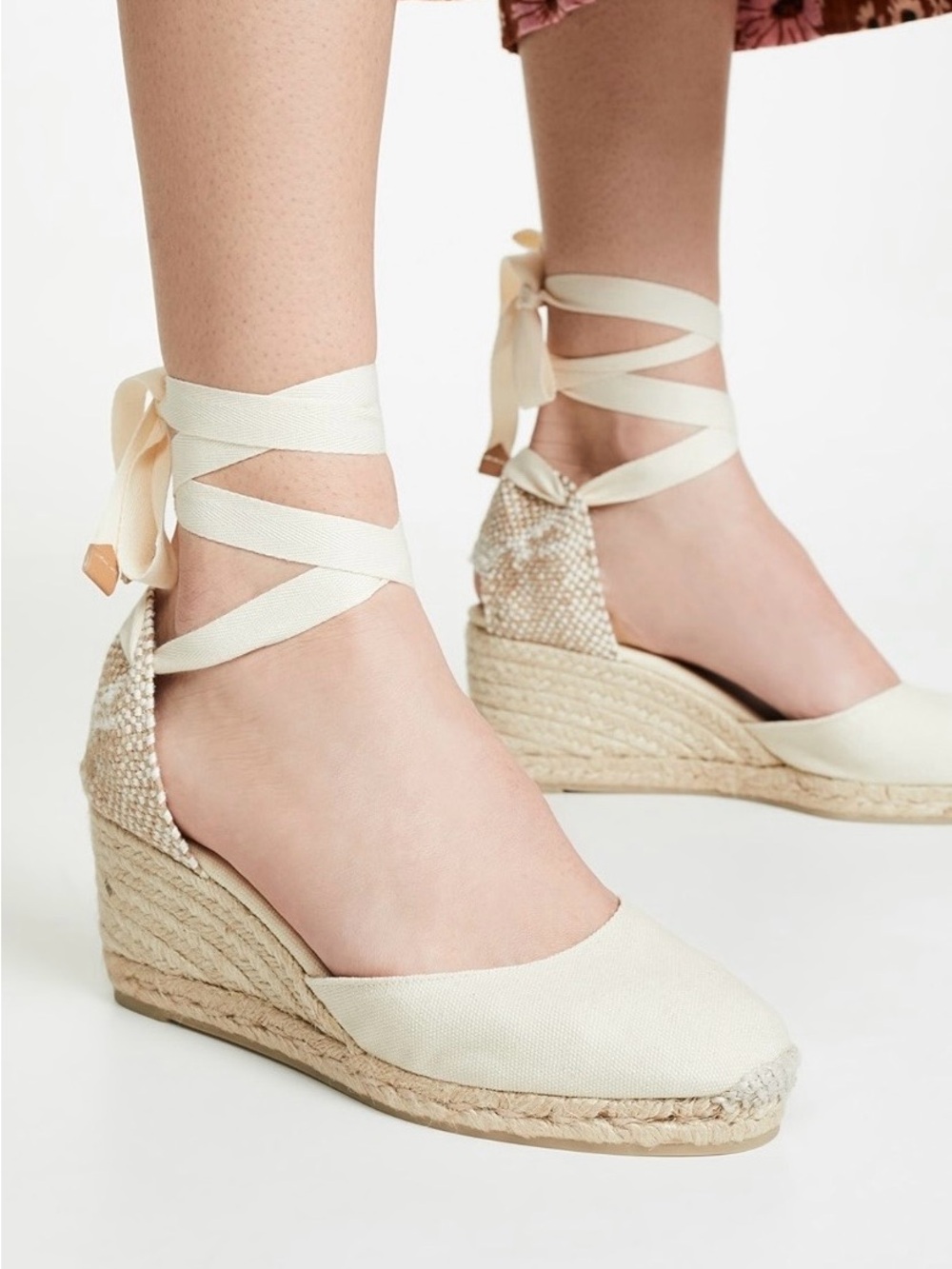 NIB Castañer Carina Wedge Espadrilles Size 38!